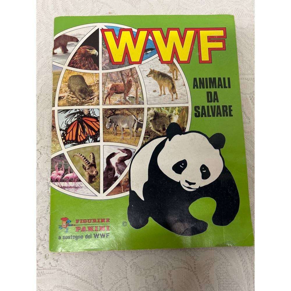 WWF Animali‎ Da Salvare Vintage Sticker Album Panini World Wildlife Fund Italian